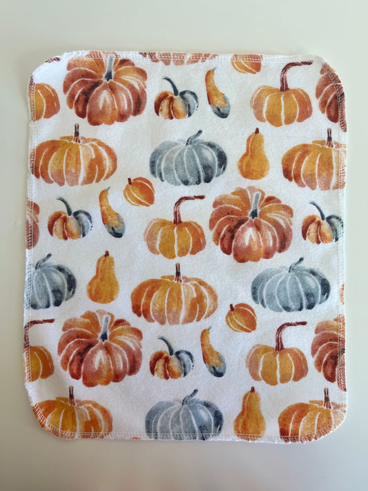 Pumpkin Set of 12 One Ply Un-Paper Towels 10x12